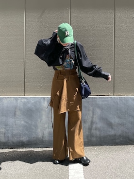 田原美波さん（レディース・158cm）の夏コーディネート