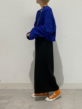 田原美波さん（レディース・158cm）の秋コーディネート