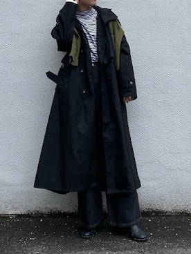 田原美波さん（レディース・158cm）の秋コーディネート