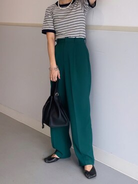 田原美波さん(レディース・158cm)の夏コーディネート