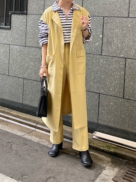 田原美波さん（レディース・158cm）の春コーディネート