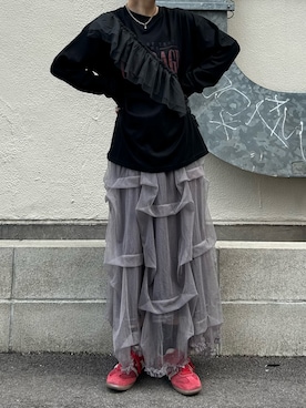 田原美波さん(レディース・158cm)の夏コーディネート