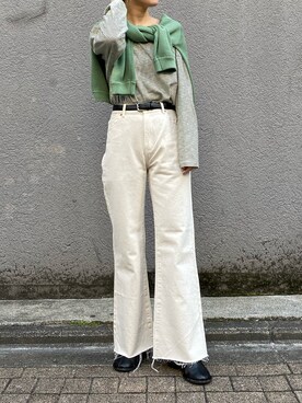 田原美波さん（レディース・158cm）の春コーディネート