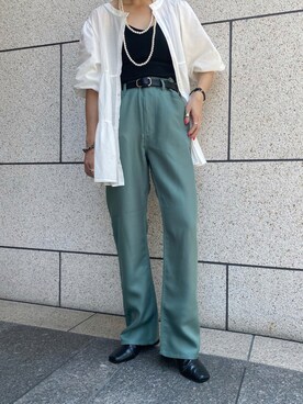 田原美波さん（レディース・158cm）の夏コーディネート