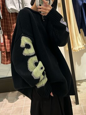 田原美波さん(レディース・158cm)の冬コーディネート