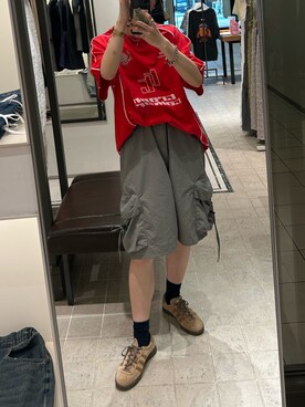 田原美波さん(レディース・158cm)の夏コーディネート