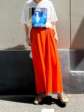 田原美波さん（レディース・158cm）の夏コーディネート