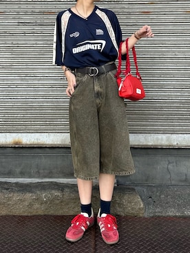 田原美波さん(レディース・158cm)の夏コーディネート