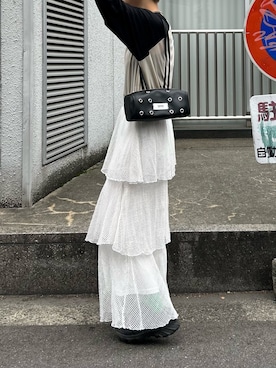 田原美波さん（レディース・158cm）の春コーディネート