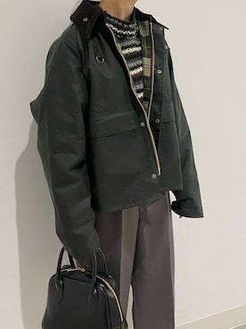 田原美波さん(レディース・158cm)の秋コーディネート