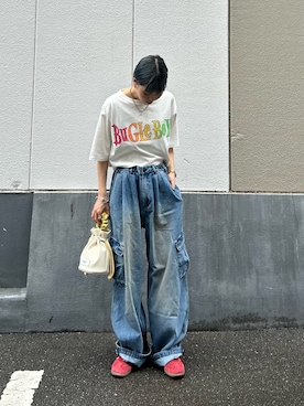 田原美波さん(レディース・158cm)の夏コーディネート