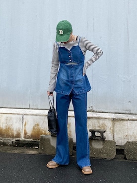 田原美波さん（レディース・158cm）の秋コーディネート