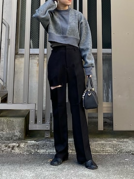田原美波さん(レディース・158cm)の秋コーディネート