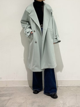 田原美波さん（レディース・158cm）の秋コーディネート