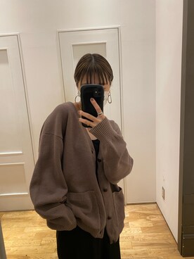 田原美波さん(レディース・158cm)の秋コーディネート