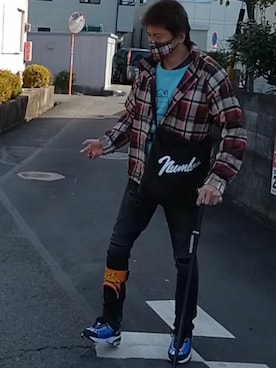 「A BATHING APE（アベイシングエイプ）のアイテム（その他アウター）」を使った、🤘hiroyuki🤘さん（メンズ・181cm）の冬コーディネート