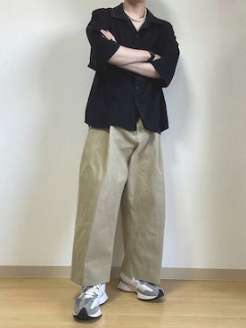 「Adoon plain（アドーンプレーン）のアイテム」を使った、はしさん（メンズ・163cm）の夏コーディネート