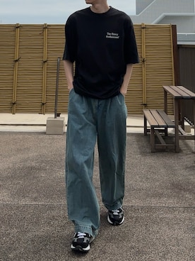 「バケットハット」｜はしさん（メンズ・163cm）の夏コーディネート