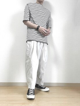 はしさん（メンズ・163cm）の夏コーディネート