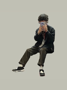 「Adoon plain（アドーンプレーン）のアイテム」を使った、はしさん（メンズ・163cm）の夏コーディネート