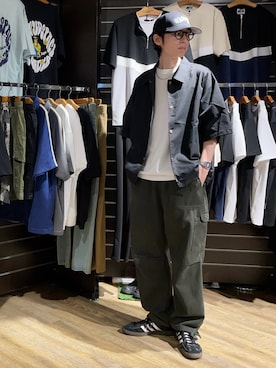 「アイテム（腕時計）」を使った、kazu.さん（メンズ・173cm）の夏コーディネート