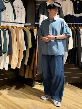 「アメカジ」｜kazu.さん（メンズ・173cm）の夏コーディネート