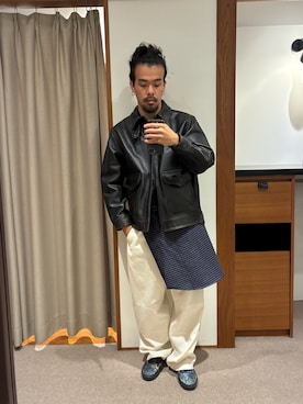 「アイテム（その他アウター）」を使った、あべちゃんさん（メンズ・175cm）の秋コーディネート