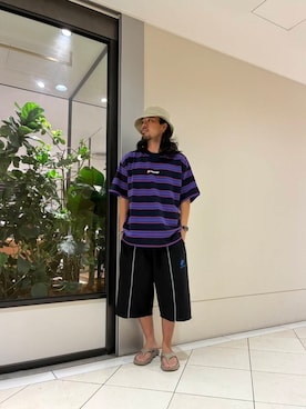 「lotto」｜あべちゃんさん（メンズ・175cm）の夏コーディネート