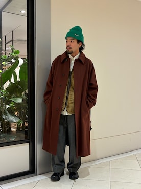 「アイテム（その他アウター）」を使った、あべちゃんさん（メンズ・175cm・20代）の冬コーディネート