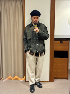 あべちゃんさん（メンズ・175cm）の冬コーディネート