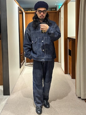 「guepard（ギュパール）のアイテム」を使った、あべちゃんさん（メンズ・175cm）の冬コーディネート