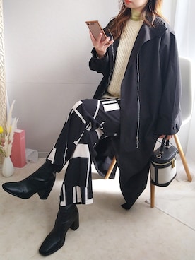 yu.さん（レディース・165cm）の冬コーディネート