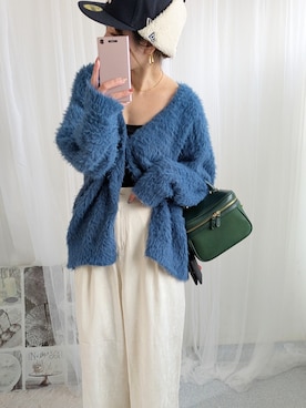 「アイテム（帽子）」を使った、yu.さん（レディース・165cm・30代）の秋コーディネート