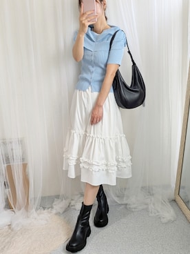 yu.さん（レディース・165cm）の春コーディネート