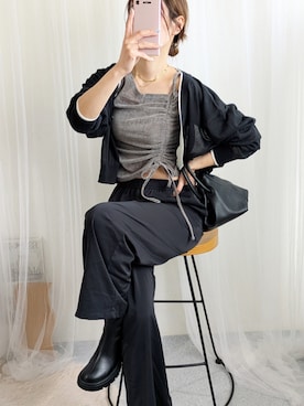 yu.さん（レディース・165cm）の春コーディネート