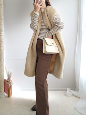 yu.さん（レディース・165cm）の冬コーディネート