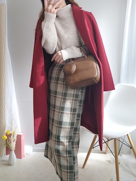 yu.さん（レディース・165cm）の冬コーディネート