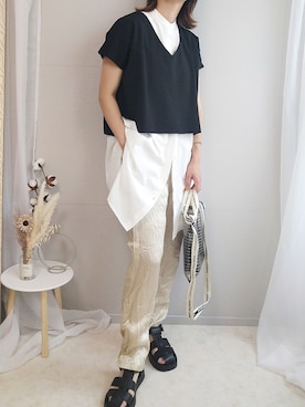 yu.さん（レディース・165cm）の夏コーディネート