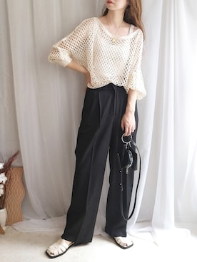 yu.さん（レディース・165cm）の夏コーディネート