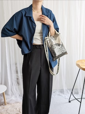 「Confirm（コンファーム）のアイテム」を使った、yu.さん（骨格ウェーブ・レディース・165cm）の夏コーディネート