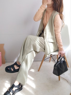 「kutir」｜yu.さん（レディース・165cm）の春コーディネート