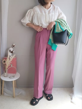 yu.さん（レディース・165cm）の春コーディネート