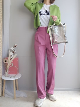 yu.さん（レディース・165cm）の春コーディネート