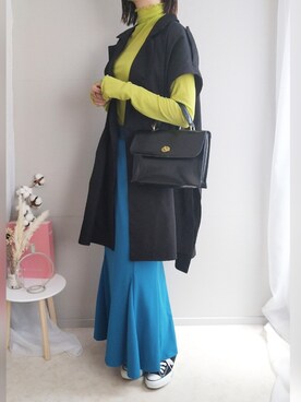 「birthdayroom」｜「アイテム（ジャケット/アウター）」を使った、yu.さん（レディース・165cm）の春コーディネート