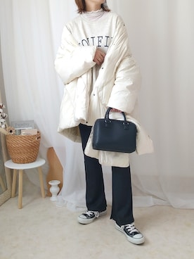 「アイテム（スウェット）」を使った、yu.さん（レディース・165cm・30代）の秋コーディネート