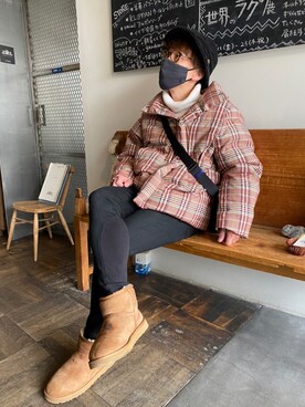 「Lui's（ルイス）のアイテム（ダウンジャケット/コート）」を使った、hidekiさん（メンズ・165cm）の冬コーディネート