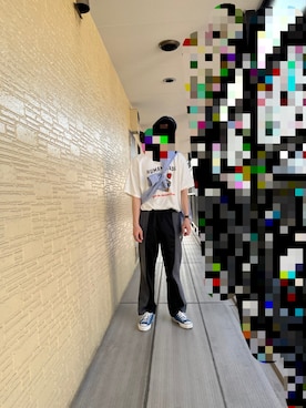 「Needles（ニードルス）のアイテム（リング）」を使った、Kさん（メンズ・168cm）の春コーディネート