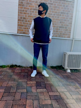 asahicaさん（メンズ・175cm）の春コーディネート