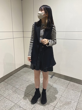 「サステナブル」｜「アイテム（スニーカー）」を使った、WA ORiental TRaffic さん（レディース・163cm）の春コーディネート