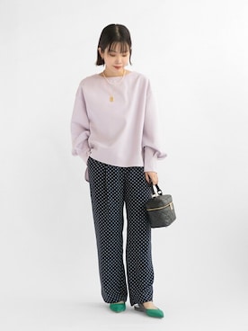 「La TOTALITE（ラトータリテ）のアイテム」を使った、uniさん（レディース・156cm）の春コーディネート